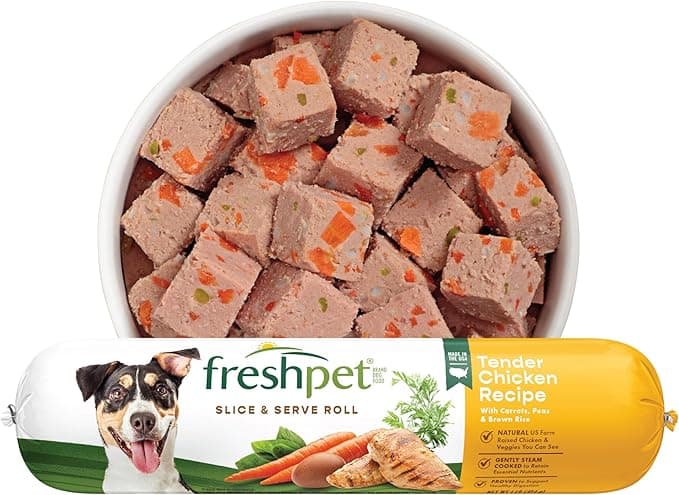 Freshpet Dog Food, Slice and Serve Roll, Tender Chicken Recipe, 16 Oz